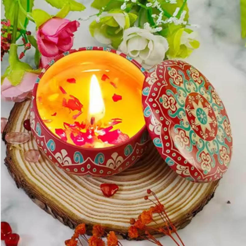 Boho Chic Scented Soy Candles