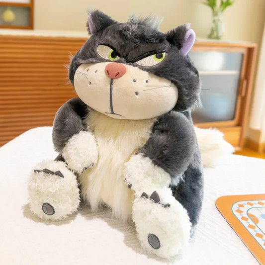 Lucifer Cat Plush – 40cm & 60cm | Grumpy & Cute Stuffed Toy