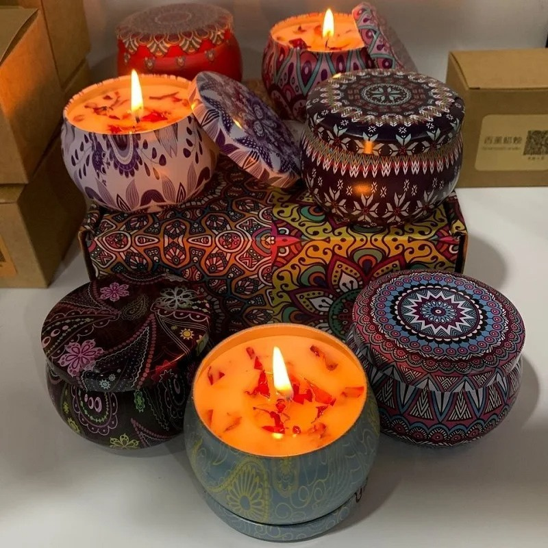 Boho Chic Scented Soy Candles