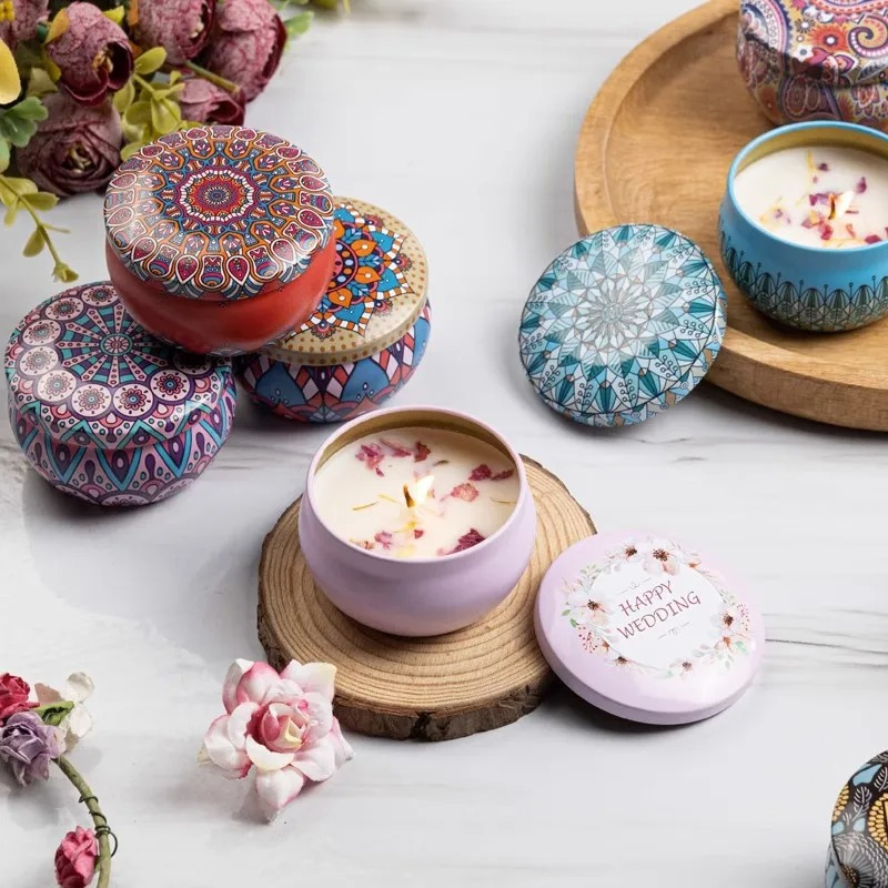 Boho Chic Scented Soy Candles