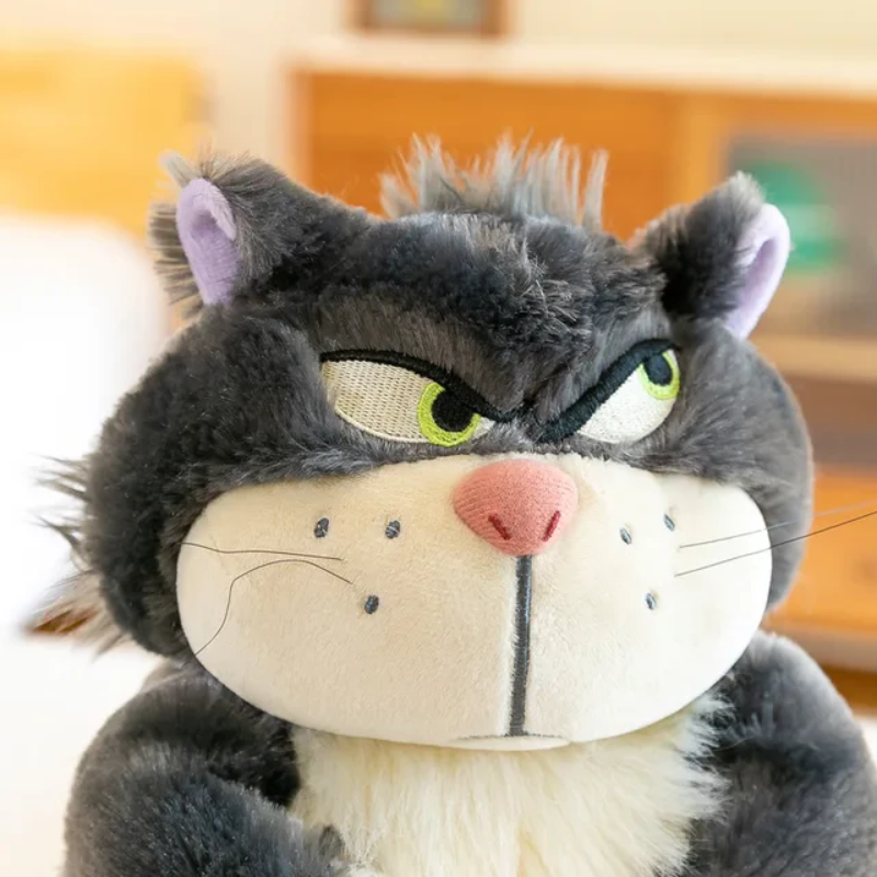 Lucifer Cat Plush – 40cm & 60cm | Grumpy & Cute Stuffed Toy