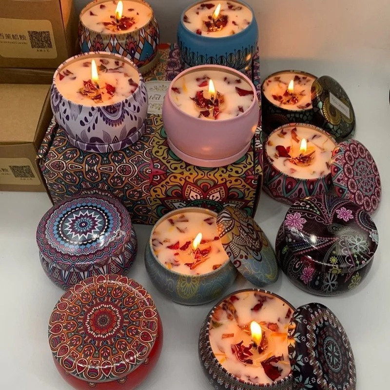 Boho Chic Scented Soy Candles